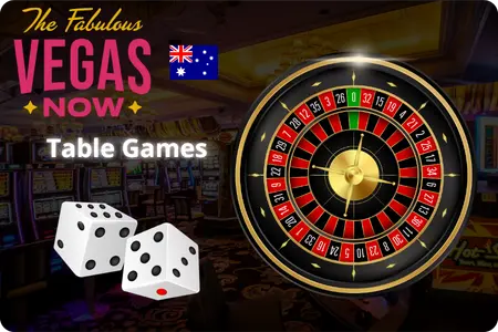 VegasNow Casino table games Australia